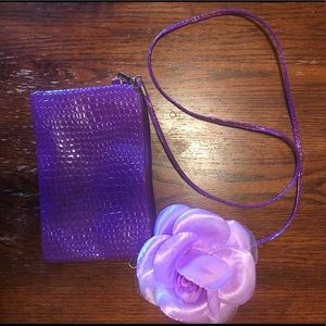 Cute mini Purple cross body bag!!!!!
